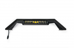 dv8 bull bar with led light bar mount | for mto series front bumpers for 2021+ ford bronco lbun 01 sku: dv8 lbun 01