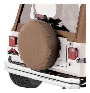 rt off road vinyl spice tire cover for 46 58 jeep willys,87 12 jeep wrangler,66 68 jeep cj5a,66 68 jeep cj6a,97 06 jeep tj,59 66 jeep cj3,59 83 jeep cj5,59 75 jeep cj6,76 86 jeep cj7,81 85 jeep scrambler tc333537 sku: rto tc333537