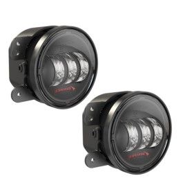 j.w. speaker 6145 j2 series led fog lights standard version for jeep wrangler jl & gladiator jt 0557983 sku: jws 0557983