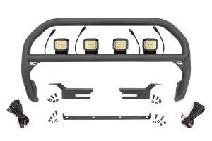 rough country nudge bar 3 inch wide angle led (x4) for ford bronco 4wd (2021 2024+) 51050