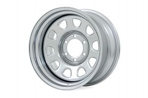 rough country steel wheel chrome 16x8 6x5.5 4.25 bore 12 rc51 6883c sku: rc rc51 6883c